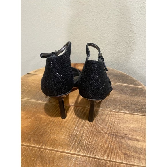 Franco Sarto Rania 2 Ankle Stiletto Heels Black size 8.5 - Picture 4 of 9